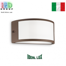 Вуличний світильник/корпус Ideal Lux, алюміній, IP44, коричневий, REX-1 AP1 COFFEE. Італія!